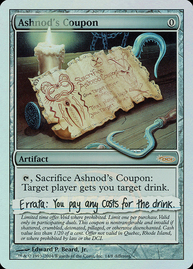 Ashnod's Coupon [Arena League 2004] | Good Games Morley