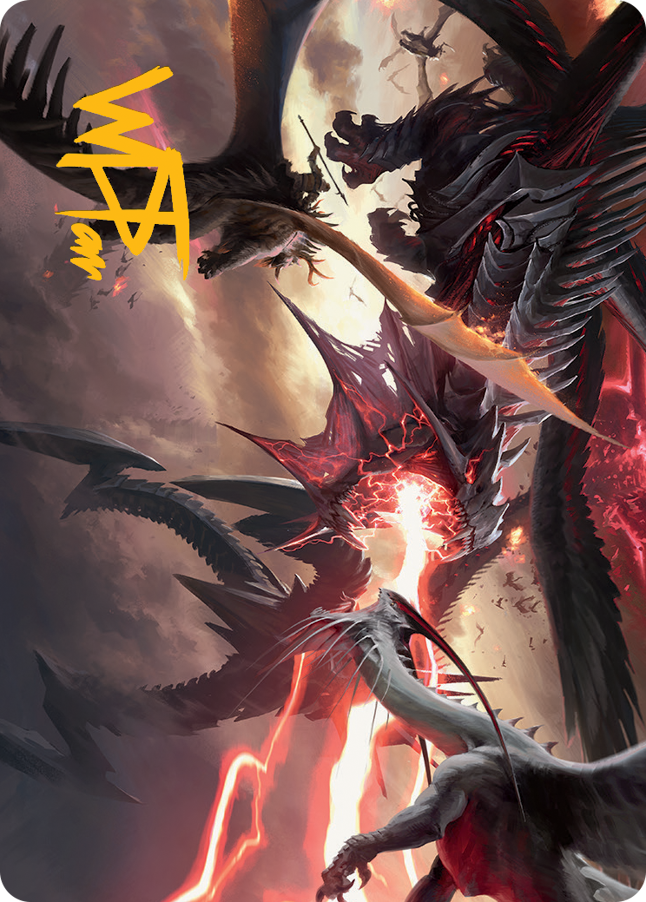 Invasion of Tarkir Art Card (Gold-Stamped Signature) [March of the Machine Art Series] | Good Games Morley