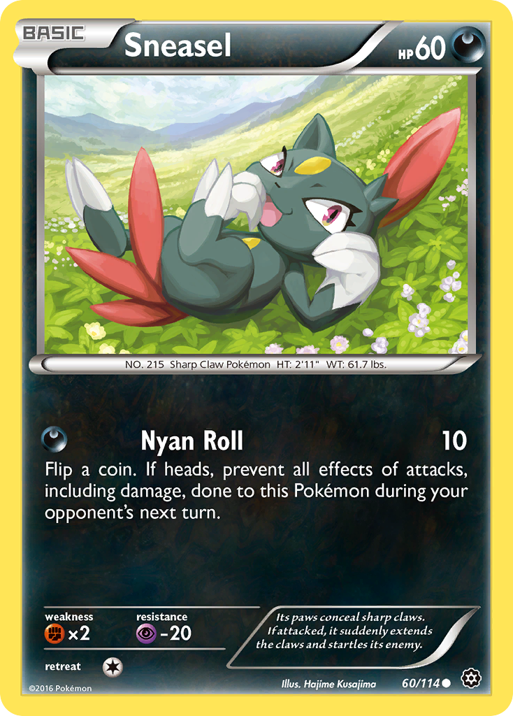 Sneasel (60/114) [XY: Steam Siege] | Good Games Morley