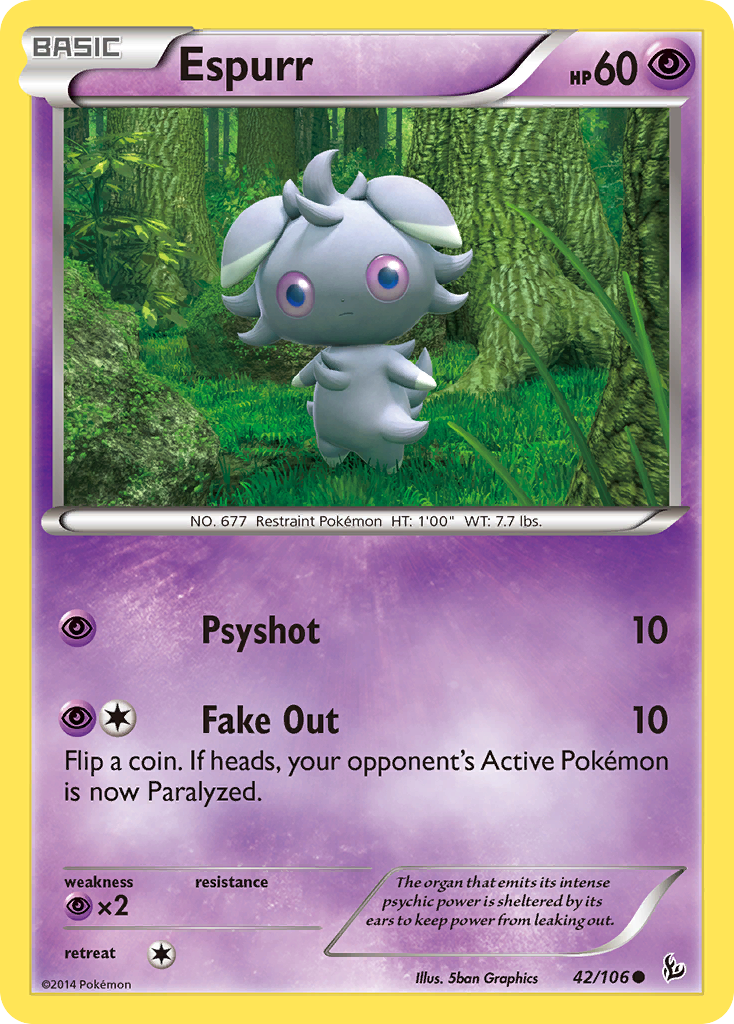 Espurr (42/106) [XY: Flashfire] | Good Games Morley