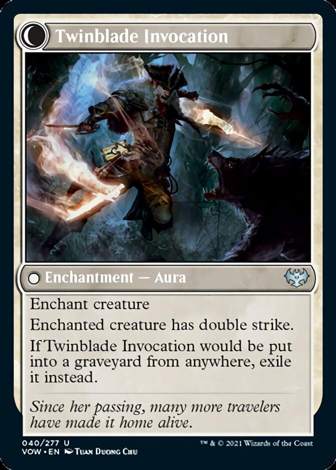 Twinblade Geist // Twinblade Invocation [Innistrad: Crimson Vow] | Good Games Morley
