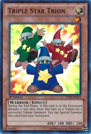 Triple Star Trion [ZTIN-EN019] Super Rare | Good Games Morley