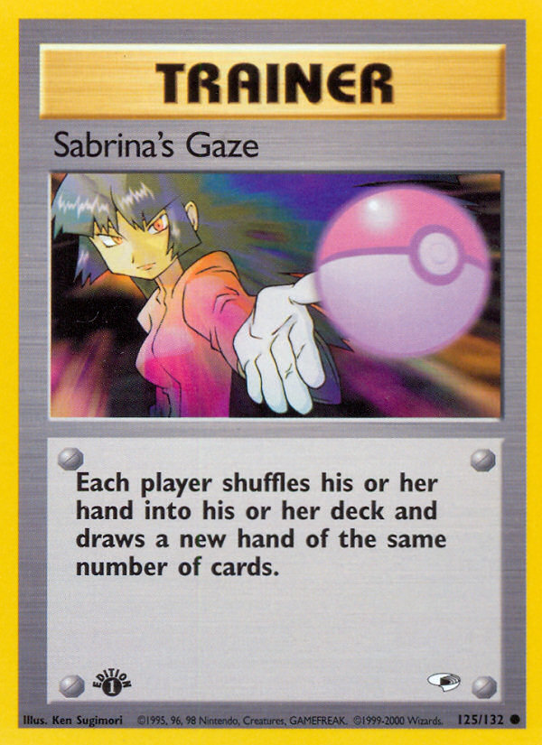 Sabrina's Gaze (125/132) [Gym Heroes 1st Edition] | Good Games Morley