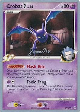 Crobat G LV.44 (47/127) (Queengar - Jason Martinez) [World Championships 2009] | Good Games Morley