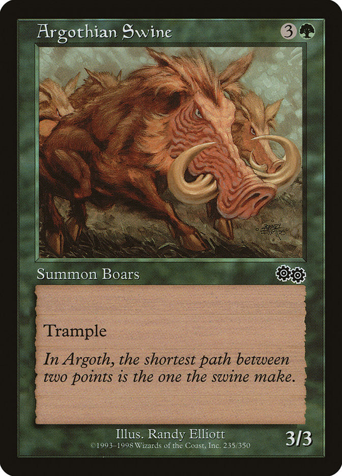Argothian Swine [Urza's Saga] | Good Games Morley