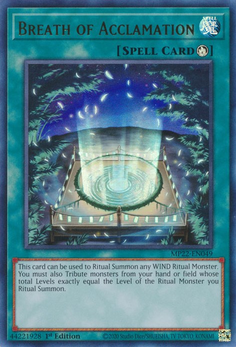 Breath of Acclamation [MP22-EN049] Ultra Rare | Good Games Morley