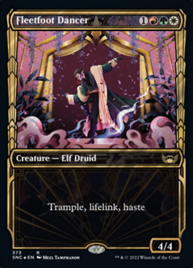 Fleetfoot Dancer (Showcase Golden Age Gilded Foil) [Streets of New Capenna] | Good Games Morley