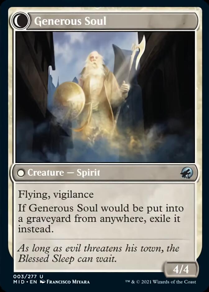 Beloved Beggar // Generous Soul [Innistrad: Midnight Hunt] | Good Games Morley