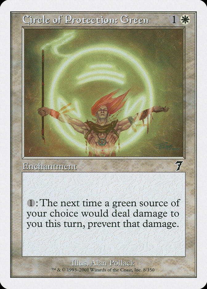 Circle of Protection: Green [Seventh Edition] | Good Games Morley
