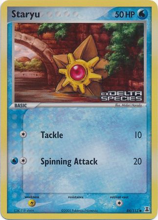 Staryu (84/113) (Stamped) [EX: Delta Species] | Good Games Morley