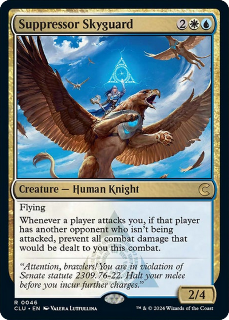 Suppressor Skyguard [Ravnica: Clue Edition] | Good Games Morley