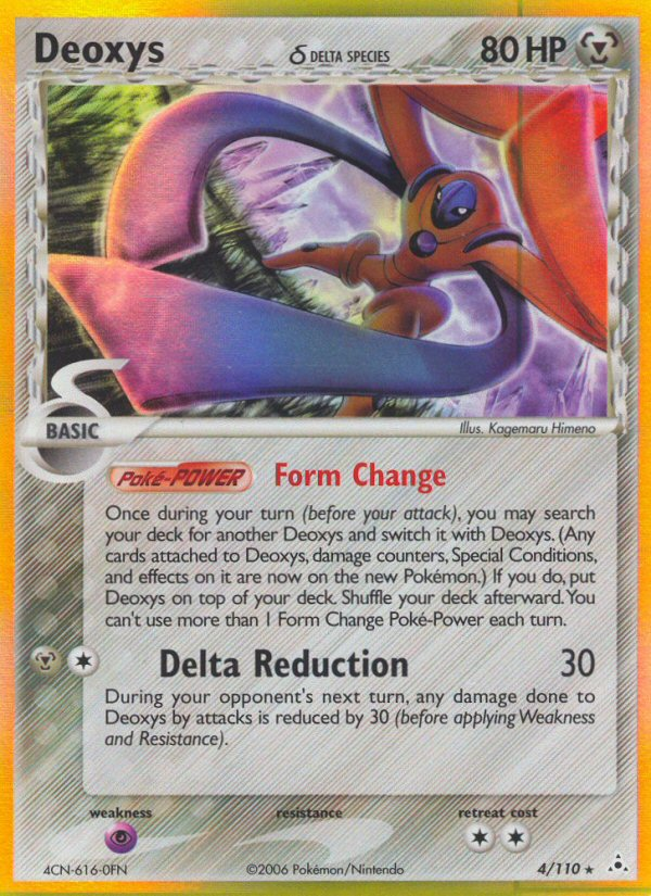 Deoxys (4/110) (Delta Species) [EX: Holon Phantoms] | Good Games Morley