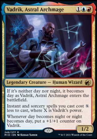Vadrik, Astral Archmage (Promo Pack) [Innistrad: Midnight Hunt Promos] | Good Games Morley