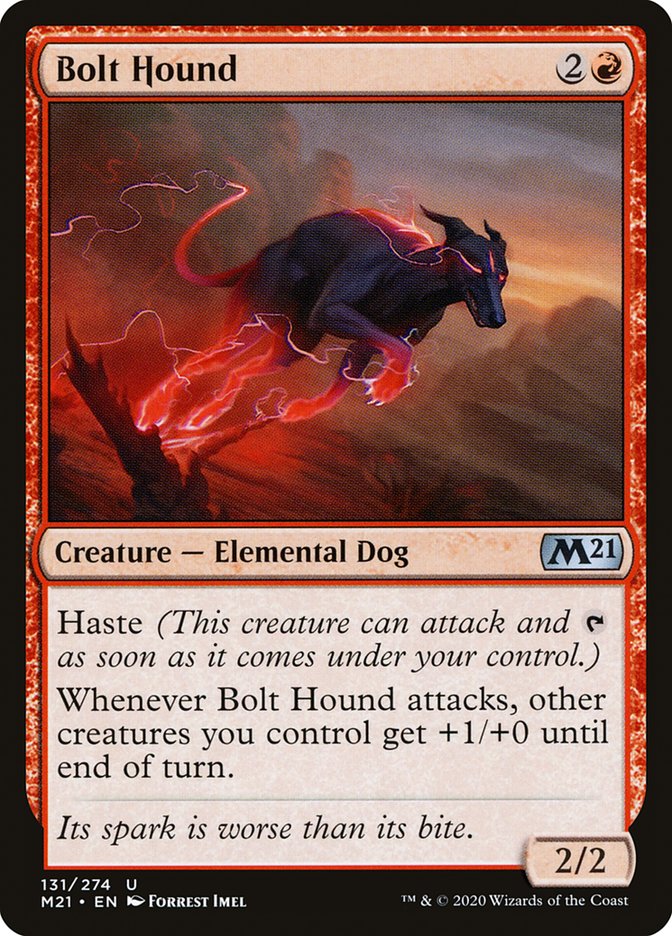 Bolt Hound [Core Set 2021] | Good Games Morley