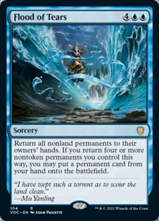 Flood of Tears [Innistrad: Crimson Vow Commander] | Good Games Morley