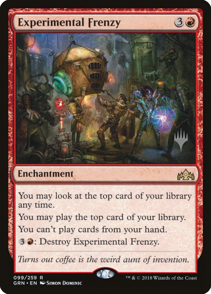 Experimental Frenzy (Promo Pack) [Guilds of Ravnica Promos] | Good Games Morley
