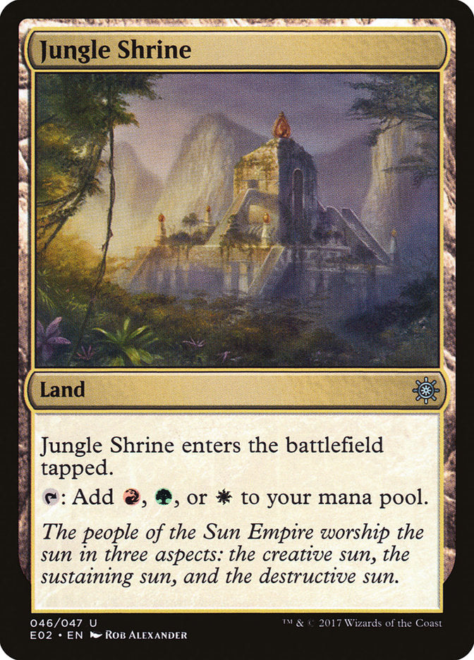 Jungle Shrine [Explorers of Ixalan] | Good Games Morley