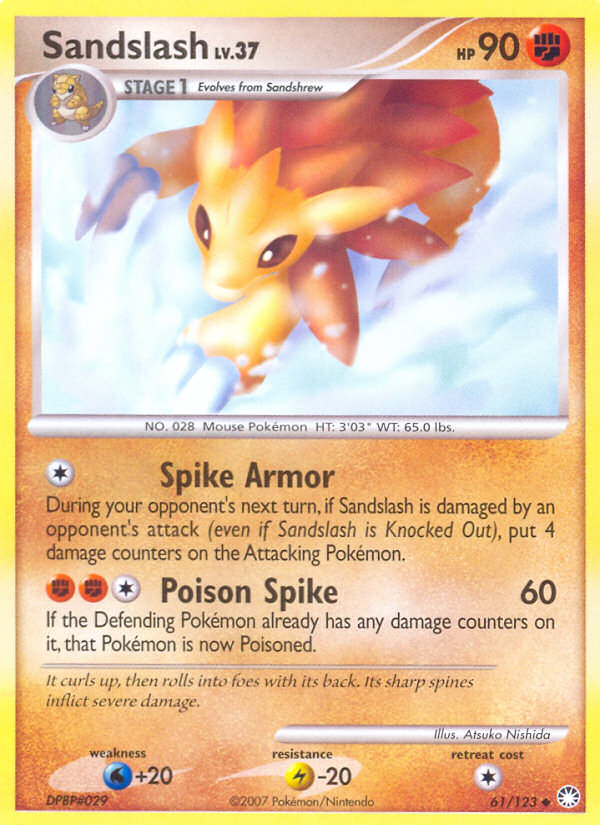 Sandslash (61/123) [Diamond & Pearl: Mysterious Treasures] | Good Games Morley