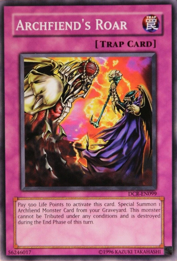 Archfiend's Roar [DCR-EN099] Common | Good Games Morley