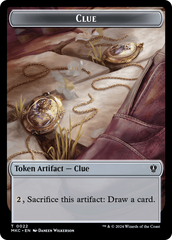 Clue // Insect (0017) Double-Sided Token [Murders at Karlov Manor Commander Tokens] | Good Games Morley
