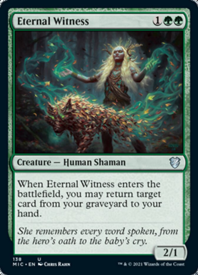 Eternal Witness [Innistrad: Midnight Hunt Commander] | Good Games Morley