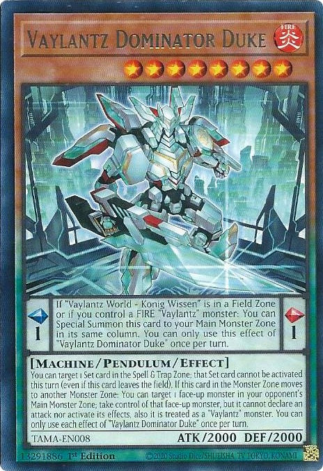 Vaylantz Dominator Duke [TAMA-EN008] Rare | Good Games Morley