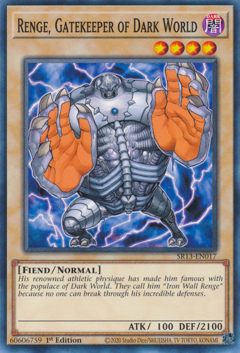 Renge, Gatekeeper of Dark World [SR13-EN017] Common | Good Games Morley