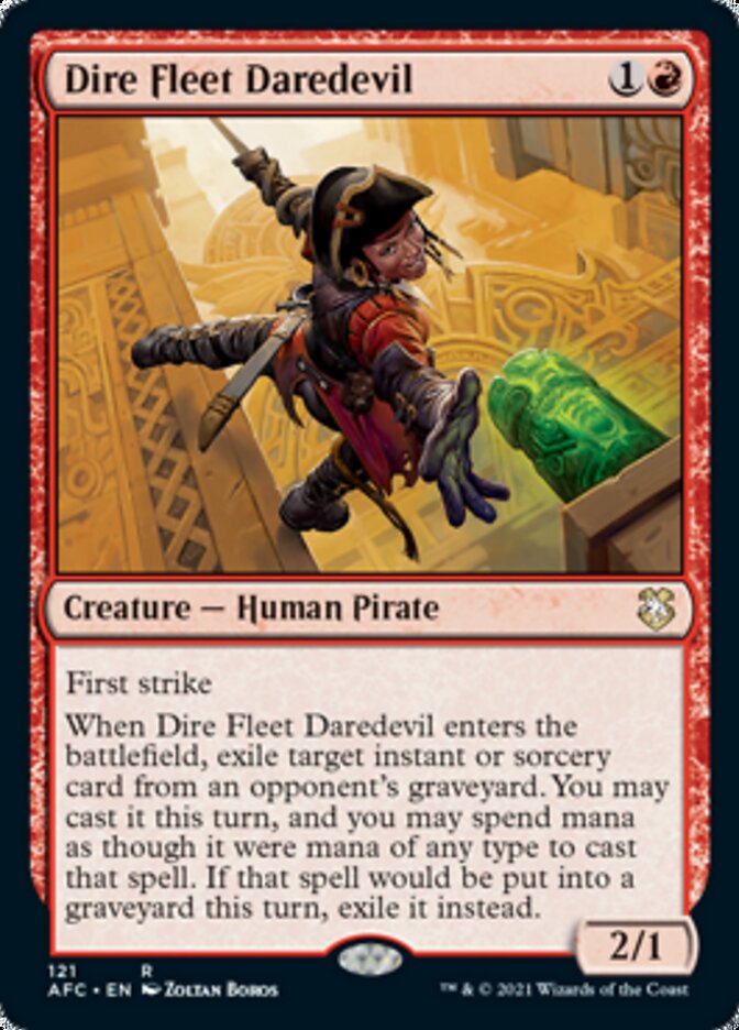 Dire Fleet Daredevil [Dungeons & Dragons: Adventures in the Forgotten Realms Commander] | Good Games Morley