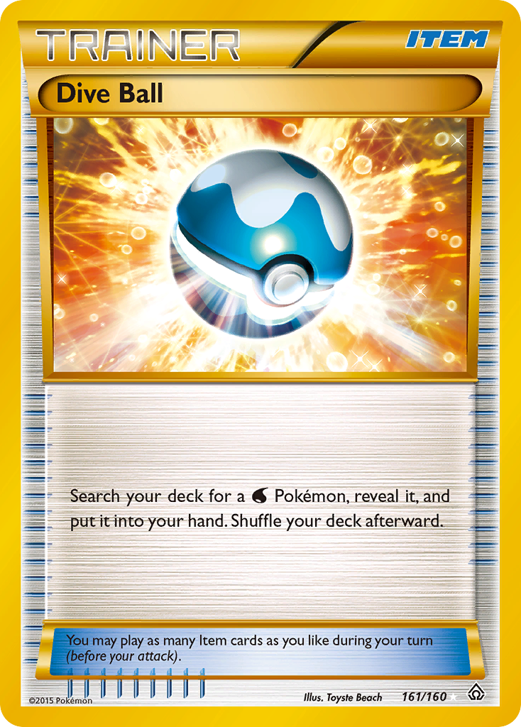 Dive Ball (161/160) [XY: Primal Clash] | Good Games Morley