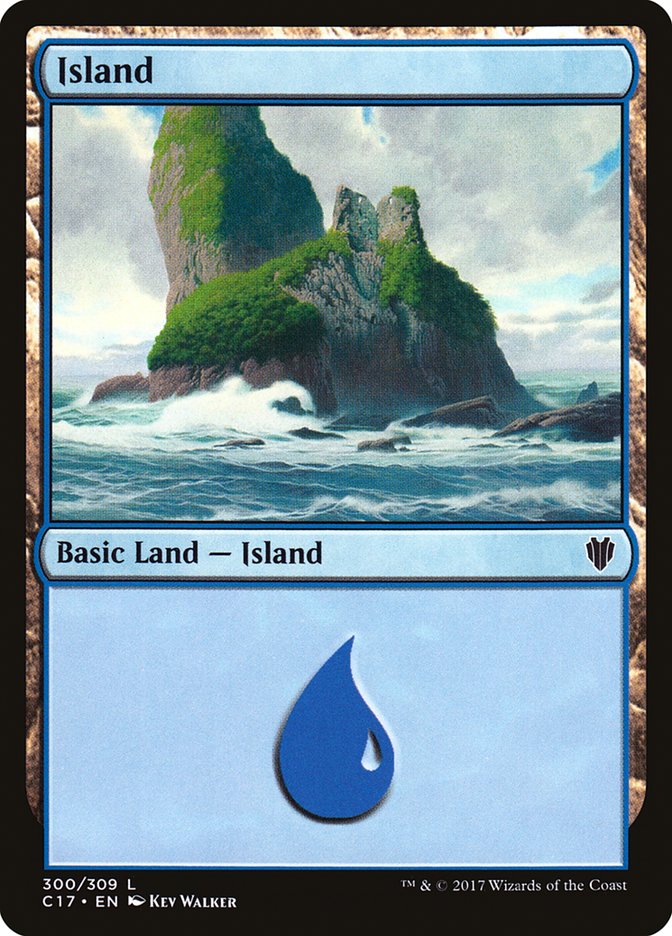 Island (300) [Commander 2017] | Good Games Morley
