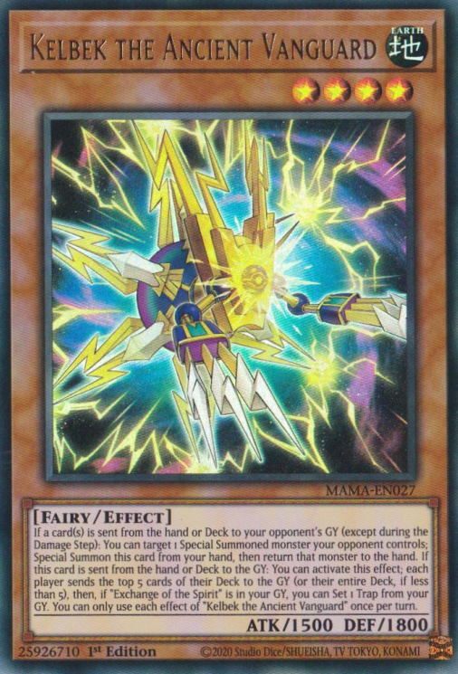 Kelbek the Ancient Vanguard [MAMA-EN027] Ultra Rare | Good Games Morley