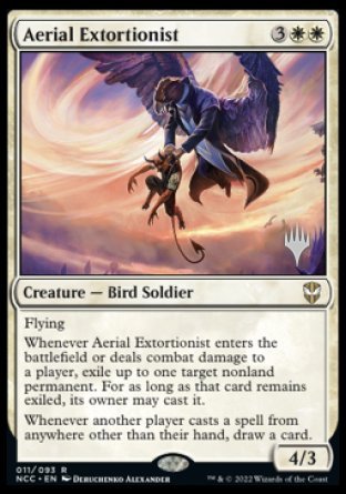 Aerial Extortionist (Promo Pack) [Streets of New Capenna Commander Promos] | Good Games Morley