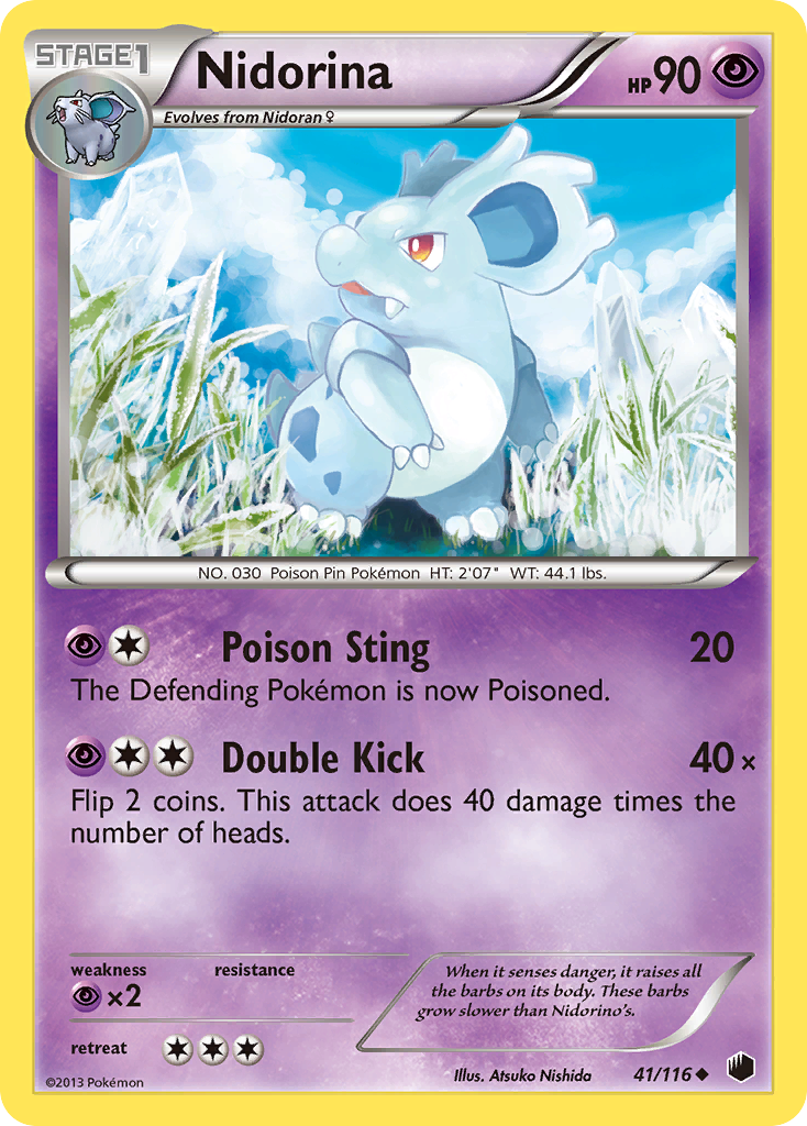 Nidorina (41/116) [Black & White: Plasma Freeze] | Good Games Morley
