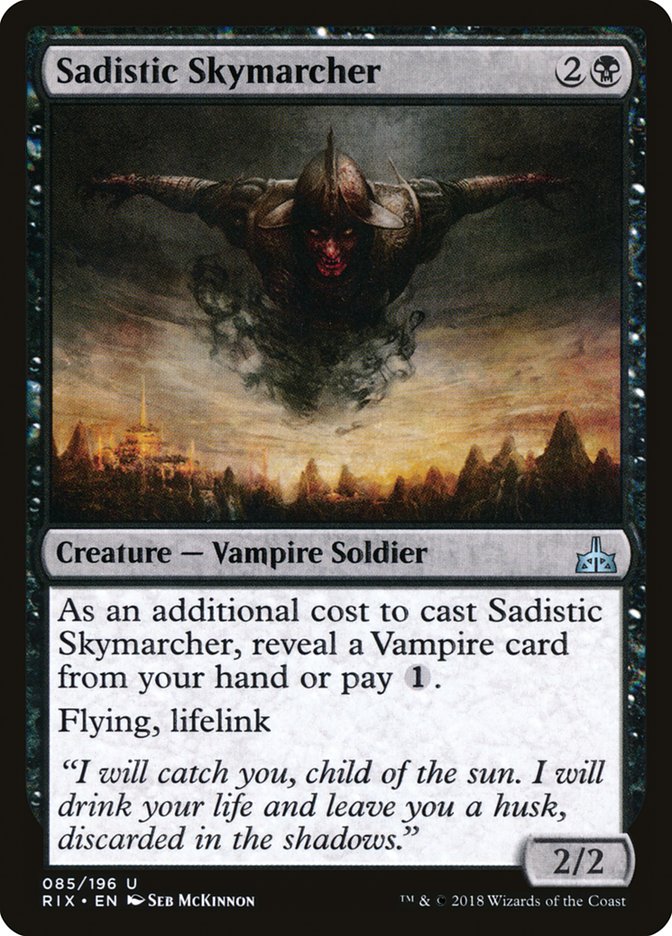Sadistic Skymarcher [Rivals of Ixalan] | Good Games Morley