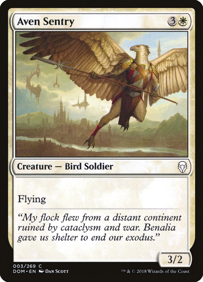 Aven Sentry [Dominaria] | Good Games Morley
