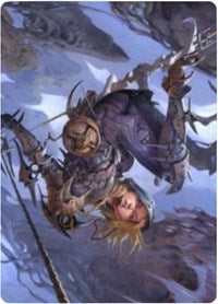 Blackbloom Rogue Art Card [Zendikar Rising Art Series] | Good Games Morley