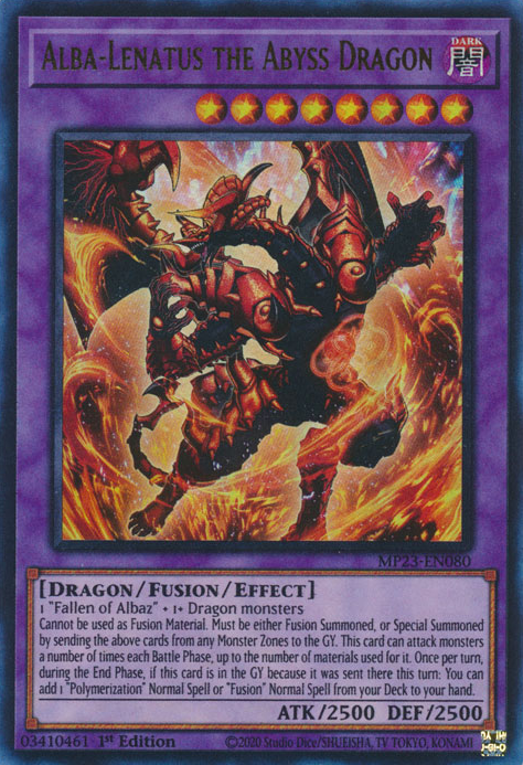 Alba-Lenatus the Abyss Dragon [MP23-EN080] Ultra Rare | Good Games Morley