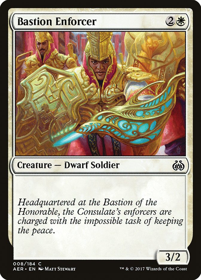 Bastion Enforcer [Aether Revolt] | Good Games Morley
