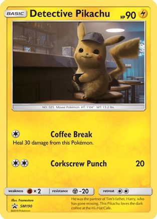 Detective Pikachu (SM190) [Sun & Moon: Black Star Promos] | Good Games Morley