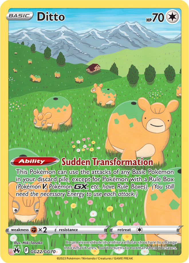 Ditto (GG22/GG70) [Sword & Shield: Crown Zenith] | Good Games Morley