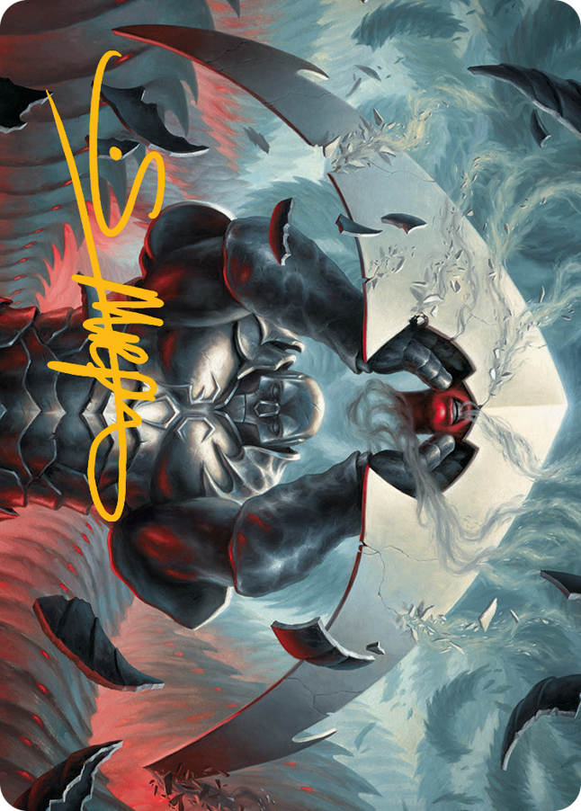 Mirrodin Avenged Art Card (Gold-Stamped Signature) [March of the Machine Art Series] | Good Games Morley