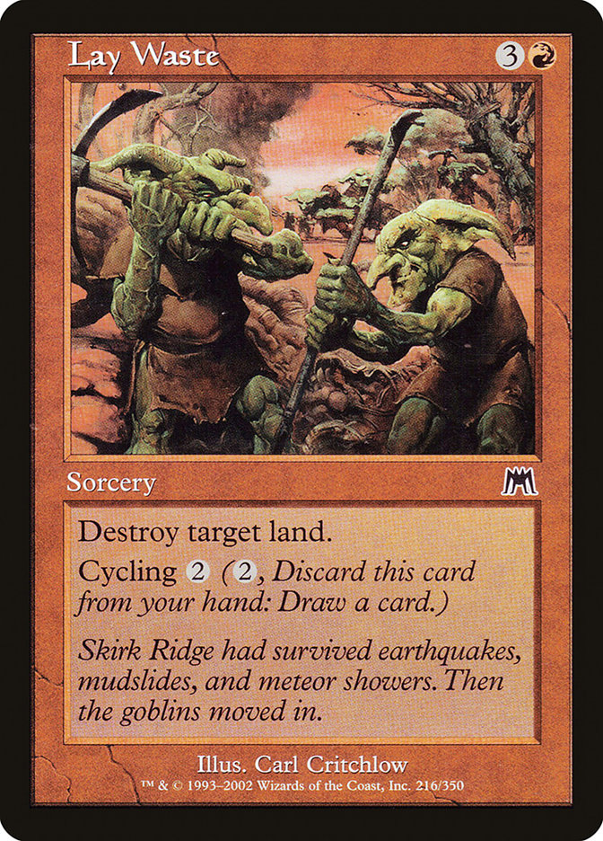Lay Waste [Onslaught] | Good Games Morley