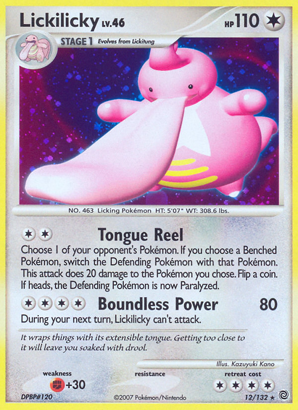 Lickilicky (12/132) [Diamond & Pearl: Secret Wonders] | Good Games Morley