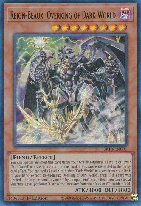 Reign-Beaux, Overking of Dark World [SR13-EN001] Ultra Rare | Good Games Morley