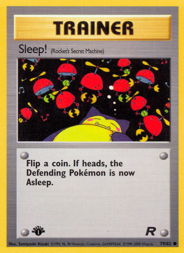 Sleep! (79/82) [Team Rocket 1st Edition] | Good Games Morley