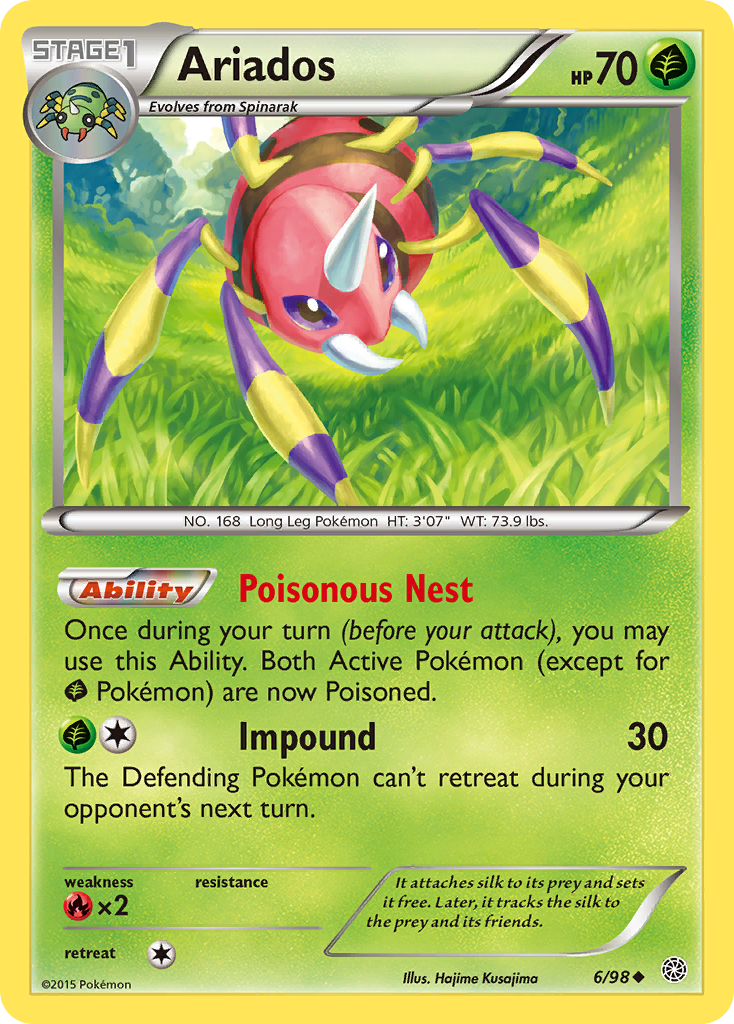 Ariados (6/98) [XY: Ancient Origins] | Good Games Morley