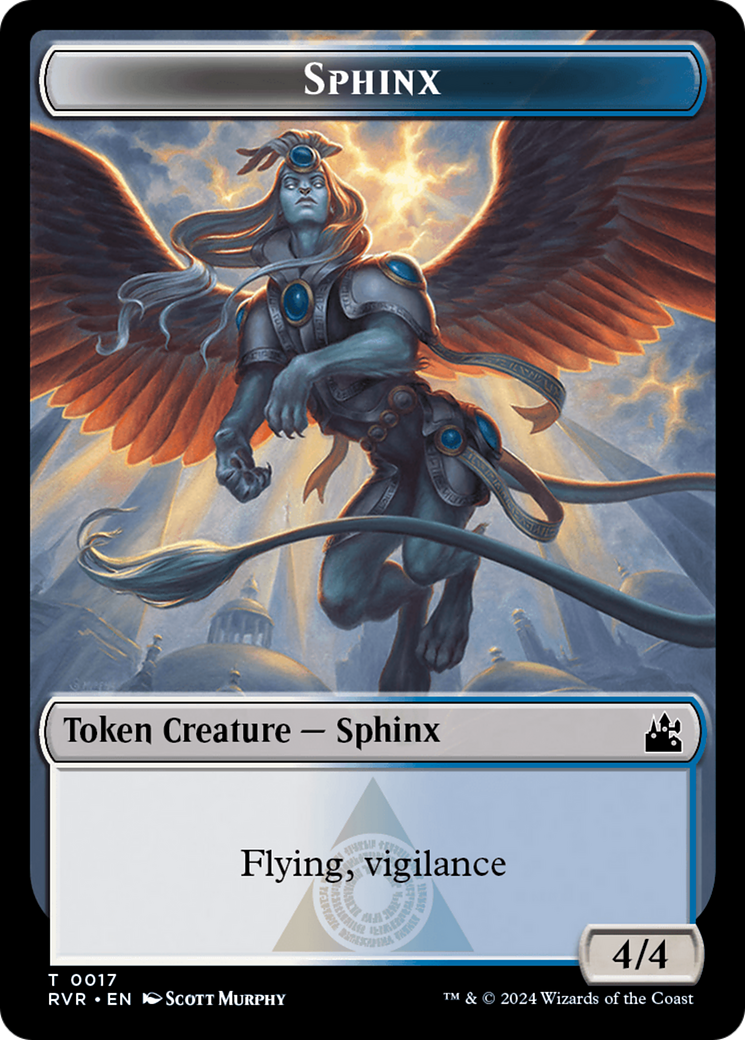 Sphinx Token [Ravnica Remastered Tokens] | Good Games Morley