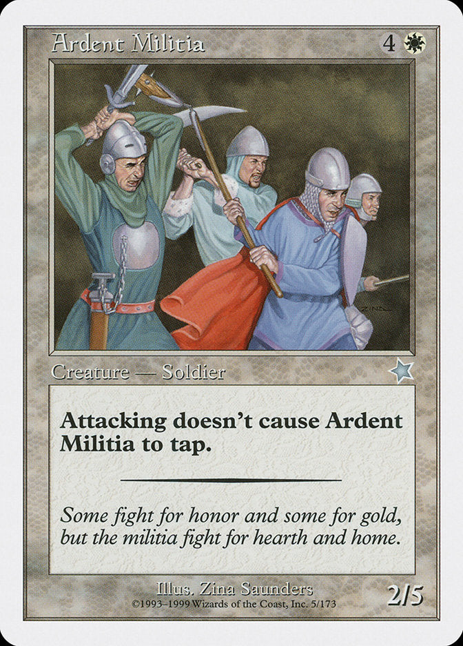 Ardent Militia [Starter 1999] | Good Games Morley