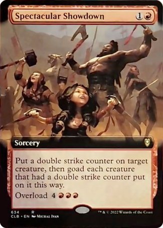 Spectacular Showdown (Extended Art) [Commander Legends: Battle for Baldur's Gate] | Good Games Morley