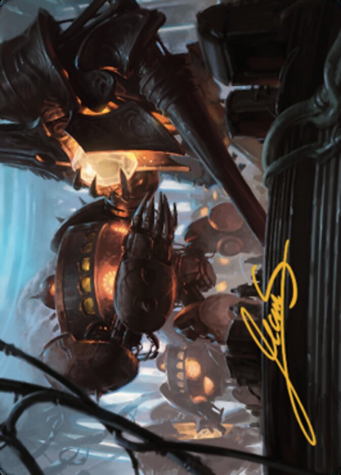 Autonomous Assembler Art Card (Gold-Stamped Signature) [The Brothers' War Art Series] | Good Games Morley